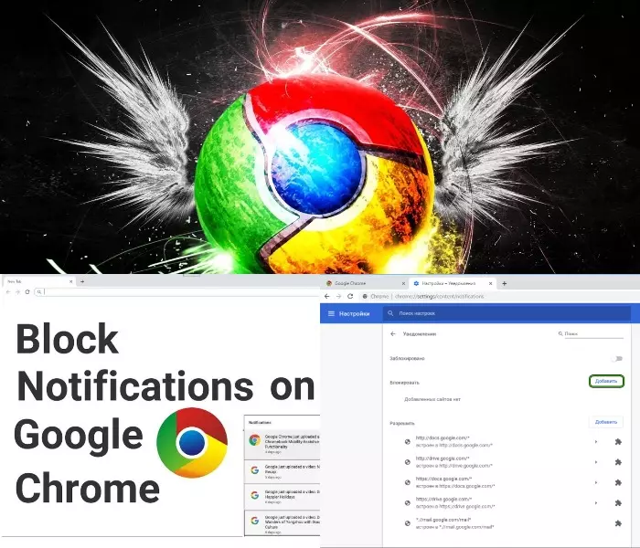 Google Chrome уведомления Google Chrome уведомления